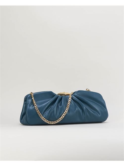 Puffy clutch with logoed knob Elisabetta Franchi ELISABETTA FRANCHI | Bag | BS49A37E2804